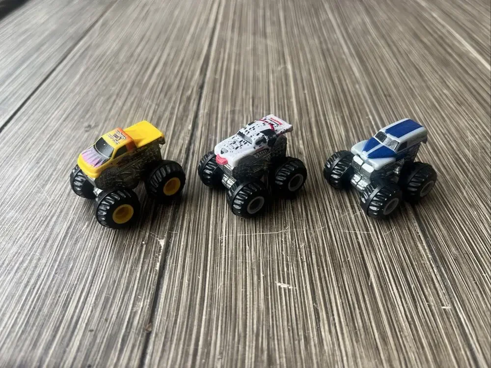 Lot of 3 Hot Wheels Monster Jam Mini Monster Trucks